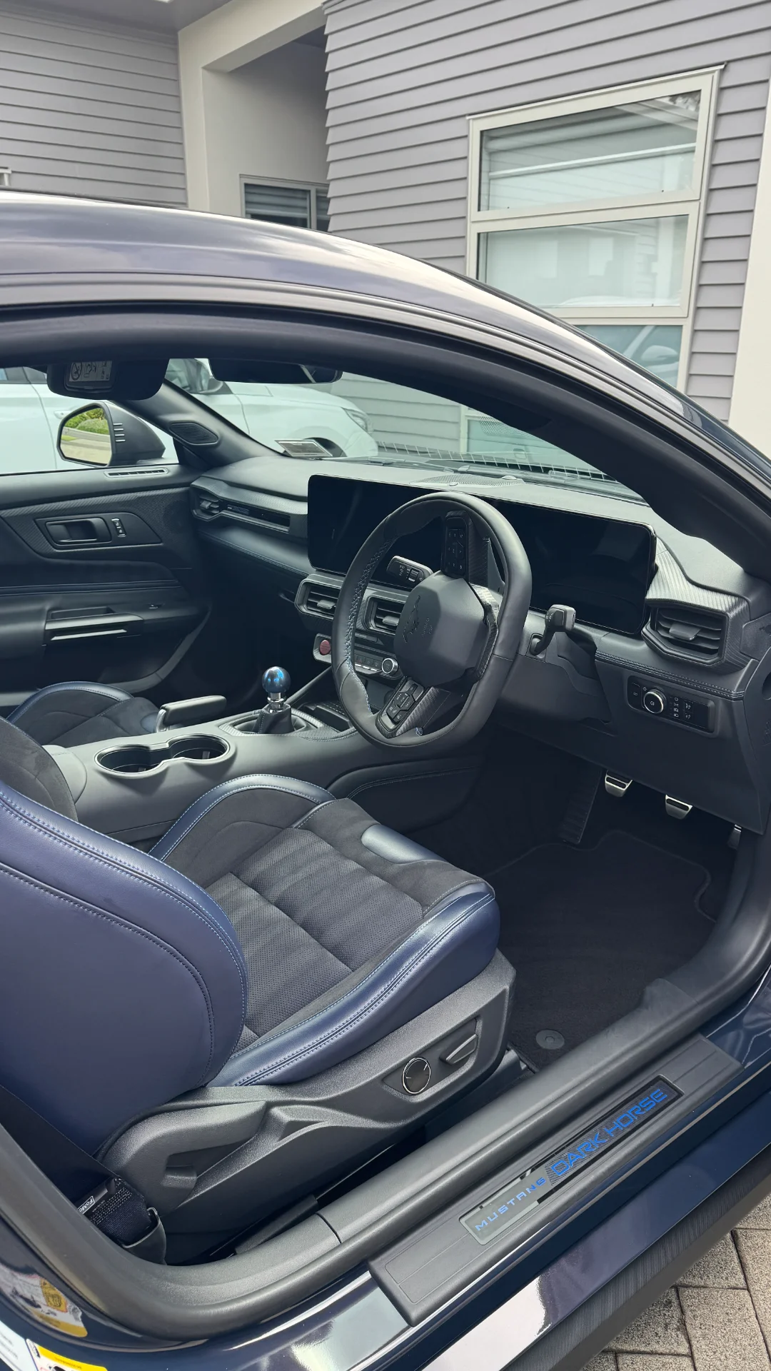Mustang Dark Horse interior detail Tauranga